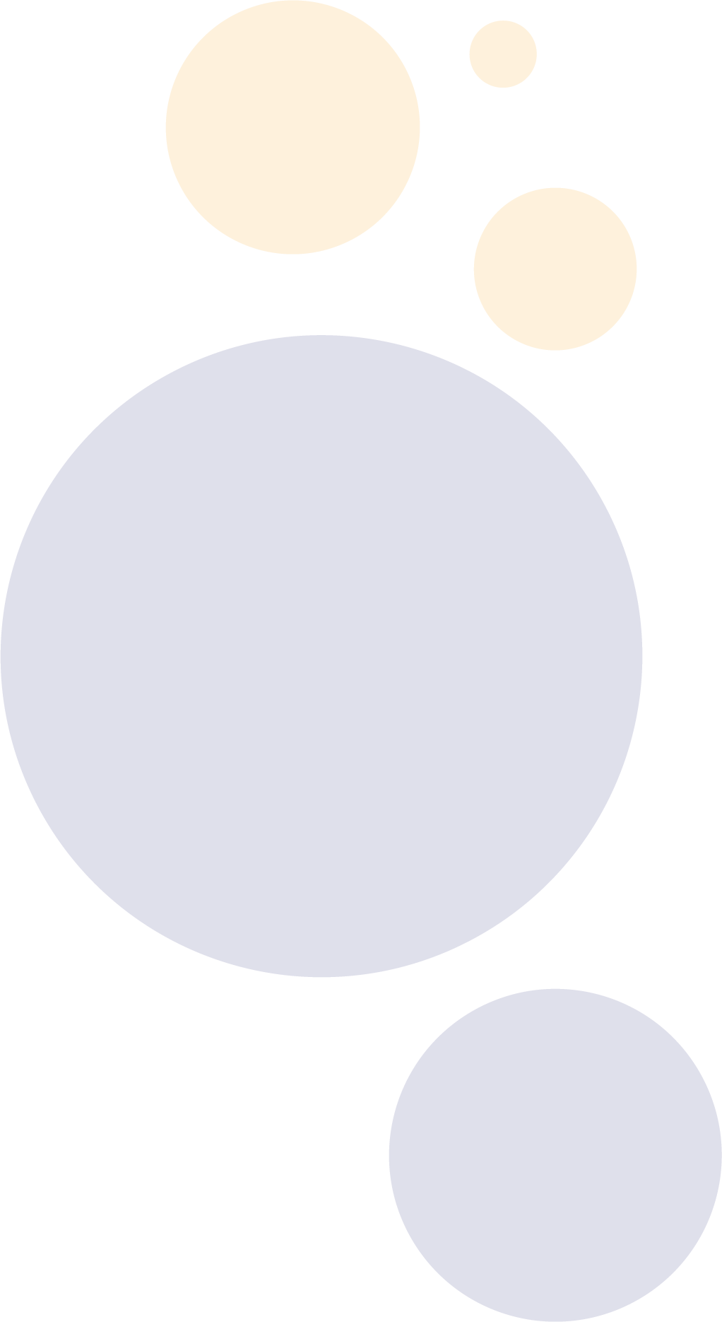 abstract image of yellow and purple circles