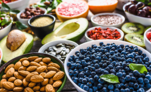 close up photo of table filled with nutritious fruits and vegetables