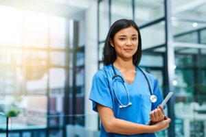 female medical professional explaining how to manage behavioral health referrals